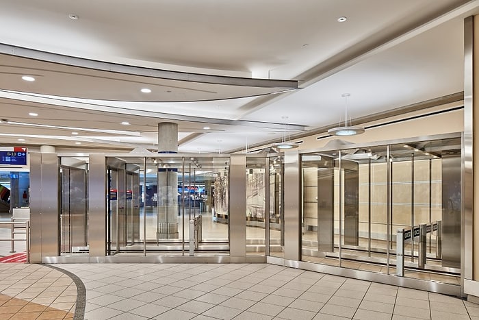 Clever solutions for travelers at airports - passenger boarding bridges